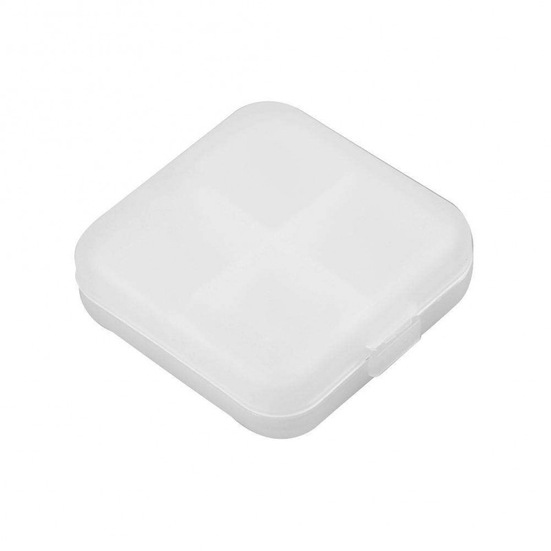 Portable 4 Grids Pill Box Drug Tablet Medicine Holder Splitter Case